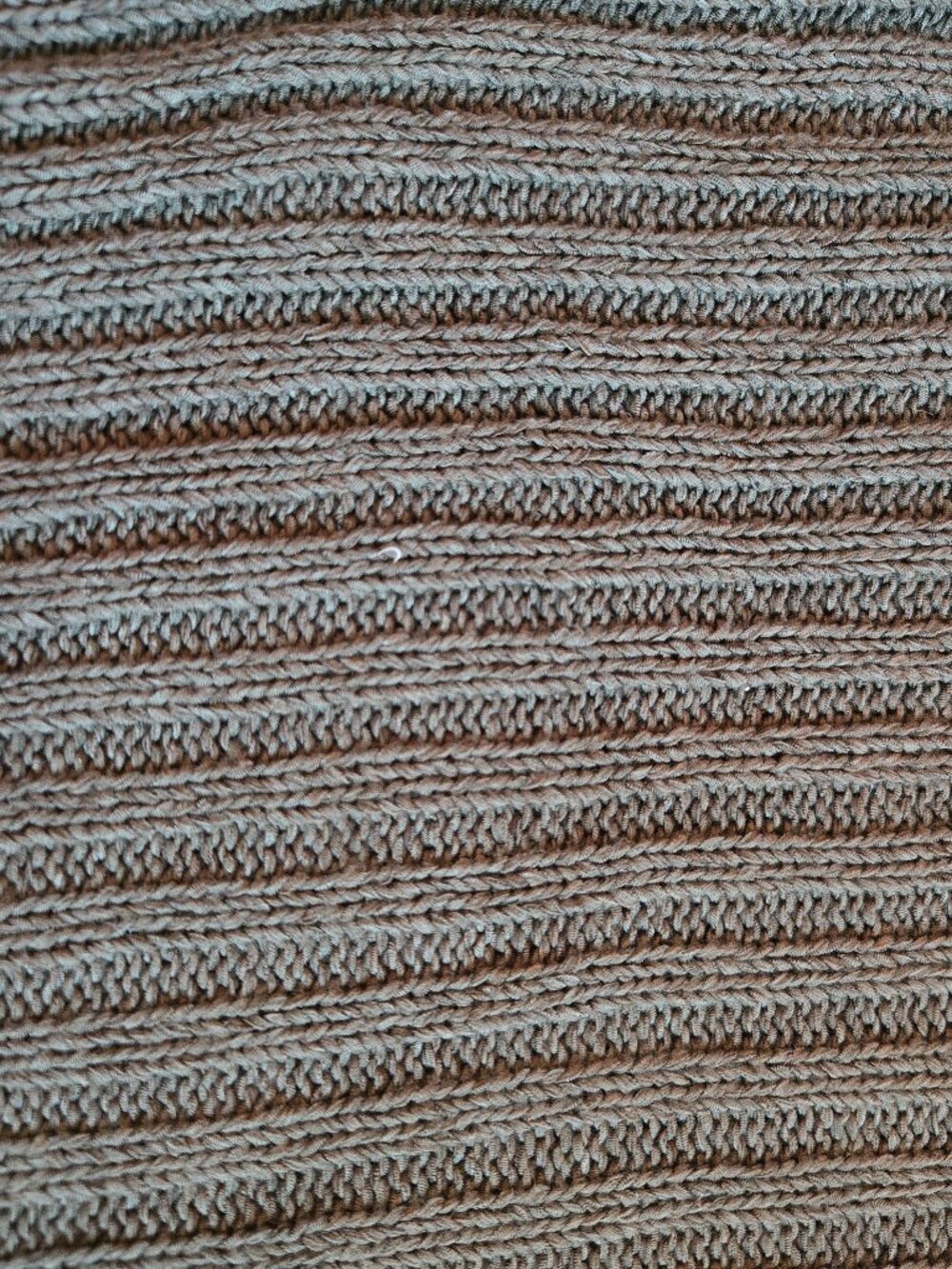 LOFT Cowl Collar Cable Knit Sweater Medium Olive Gray - Picture 12 of 13
